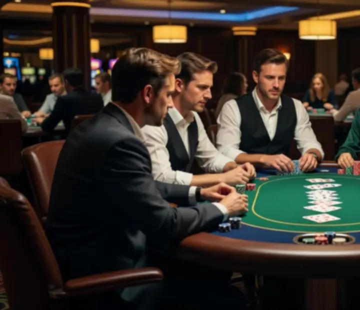 Stoly v poker klube RoyaVento
